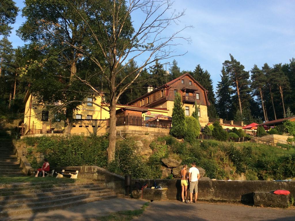 Hotel Garni Belveder Hřensko Kültér fotó
