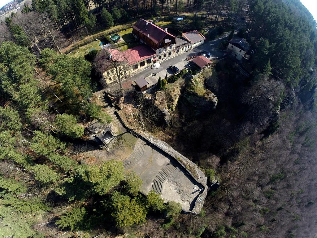 Hotel Garni Belveder Hřensko Kültér fotó
