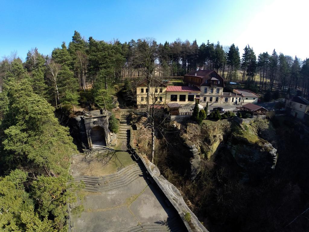 Hotel Garni Belveder Hřensko Kültér fotó