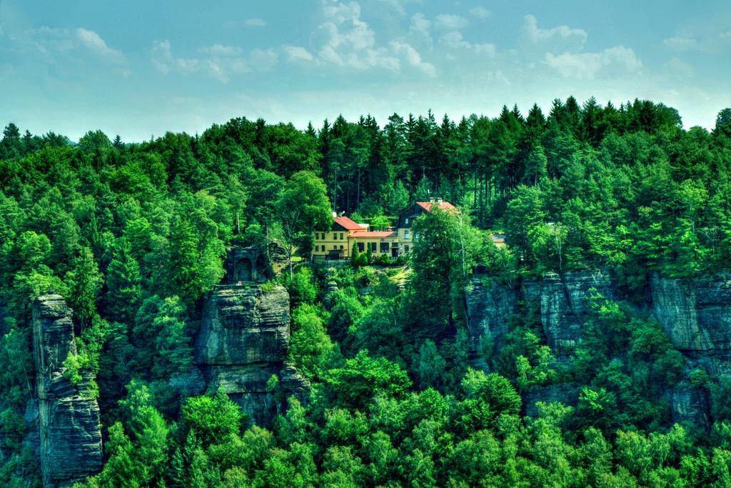 Hotel Garni Belveder Hřensko Kültér fotó
