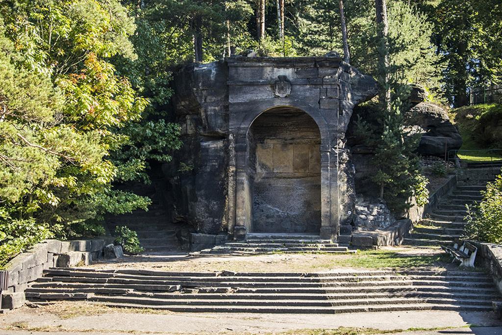 Hotel Garni Belveder Hřensko Kültér fotó